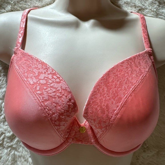 Le Mystère Safari Underwire Coral T-Shirt Bra 34D - Picture 3 of 15